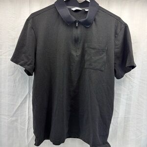 Calvin Klein Black Polo Shirt with Pocket